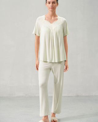 Aimer Built-in Padded Pajamas Set