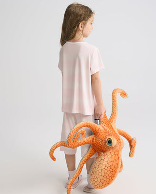 Aimer Kids Short-sleeve Tops Homewear Set For Girls Value Set