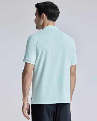 Aimer Men Casual Short-Sleeves Polo Shirt