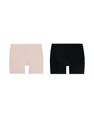 Aimer Safety Shorts 2-Pack – Mid-Rise Silky Smooth Briefs