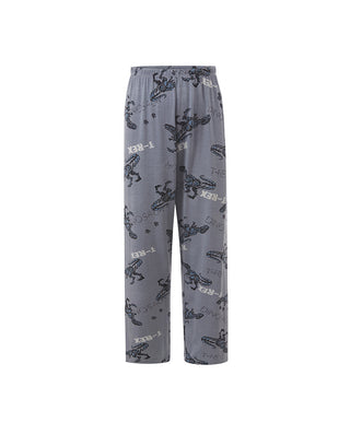 Aimer Kids Milk Fiber Collection Mechanical Dinosaur Pajama Pants For Boys