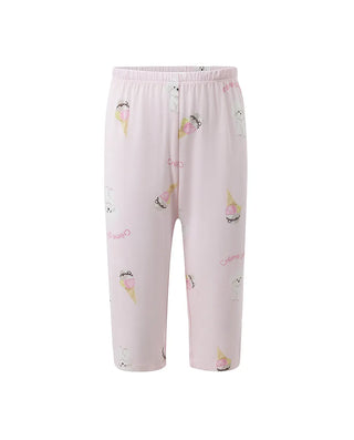 Aimer Kids Milk Fiber Homewear Pants For Girls