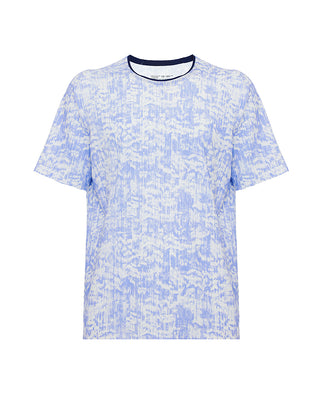 Aimer Men Short-sleeved Algae Pajama Top