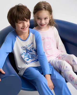 Aimer Kids Speed Racing Long-sleeved 2-pack Pajama Set For Boys