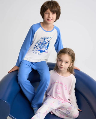 Aimer Kids Speed Racing Long-sleeved 2-pack Pajama Set For Boys