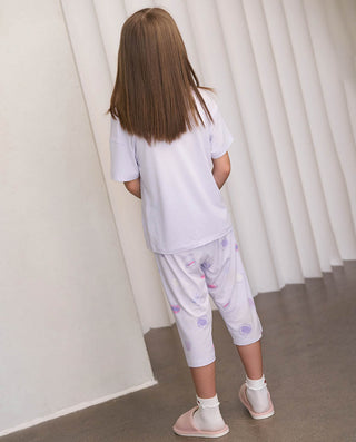 Aimer Kids Short-sleeved Homewear Set For Girls