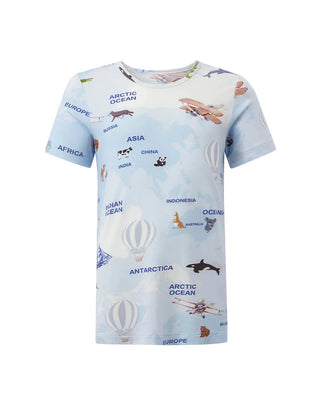 Aimer Kids Milk Fiber Homewear Tops For Boys