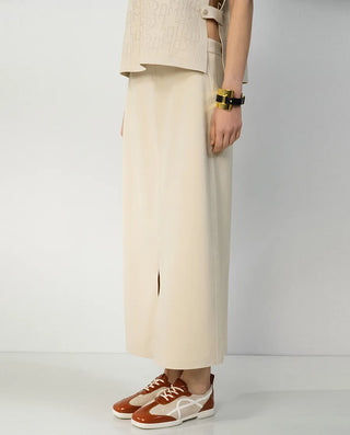 Aimer CHUANG 25SS Front Slit Skirt