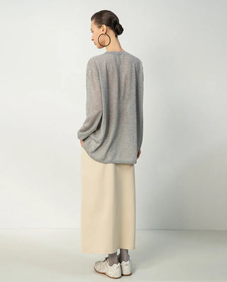 Aimer CHUANG 25SS Front Slit Skirt