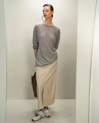 Aimer CHUANG 25SS Front Slit Skirt