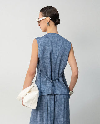 Aimer CHUANG 25SS Silk Printed Vest
