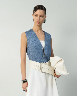 Aimer CHUANG 25SS Silk Printed Vest