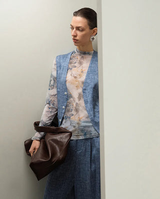 Aimer CHUANG 25SS Silk Printed Vest