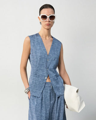 Aimer CHUANG 25SS Silk Printed Vest