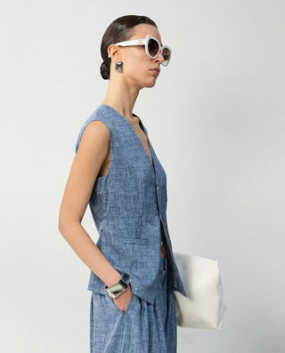 Aimer CHUANG 25SS Silk Printed Vest