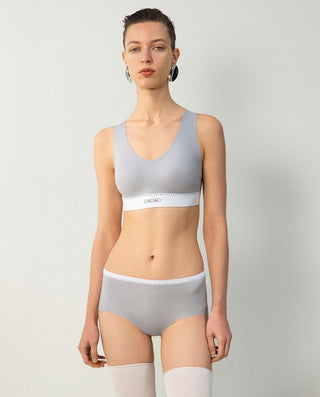 Aimer CHUANG 25SS Scoop Neck Wireless T-Shirt Bra